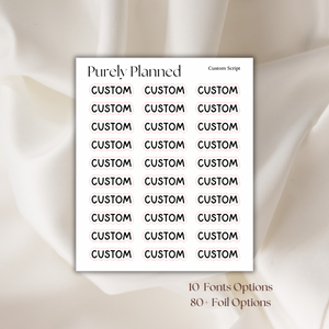 Custom Script