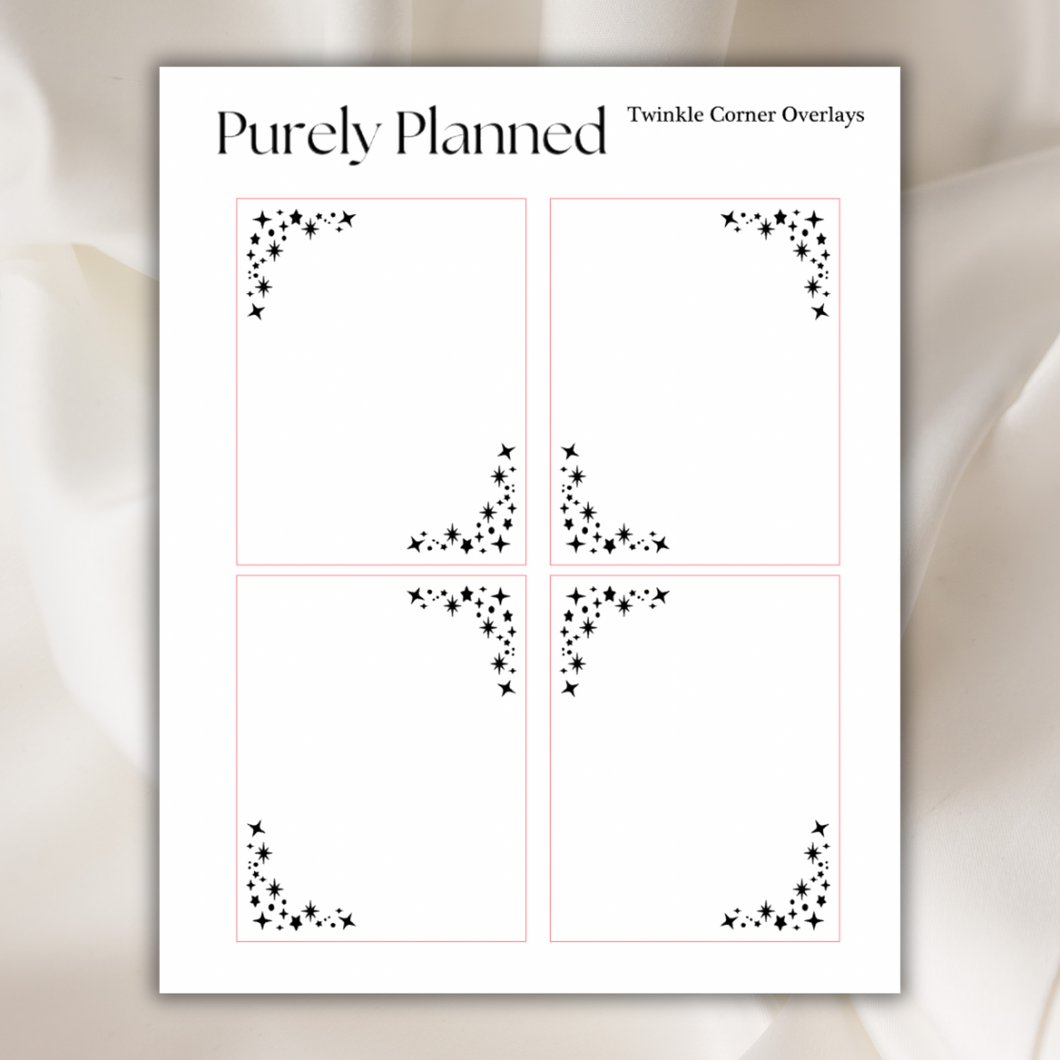 Twinkle Corner Overlays