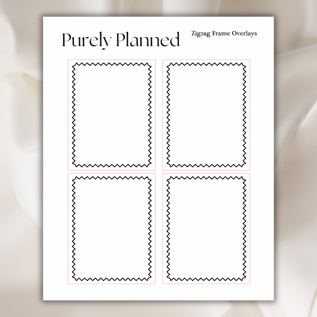 Zigzag Frame Overlays